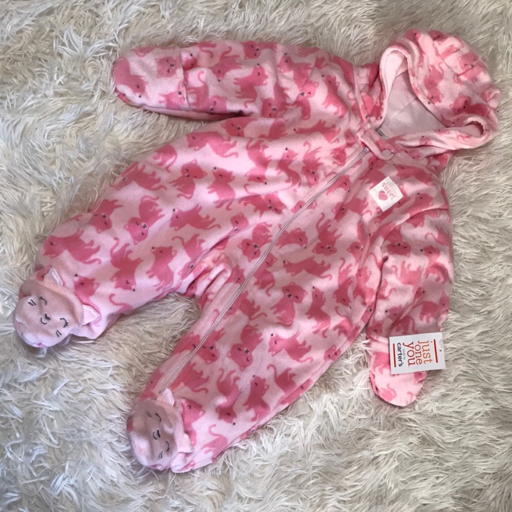 NWT pink onesie(3m)